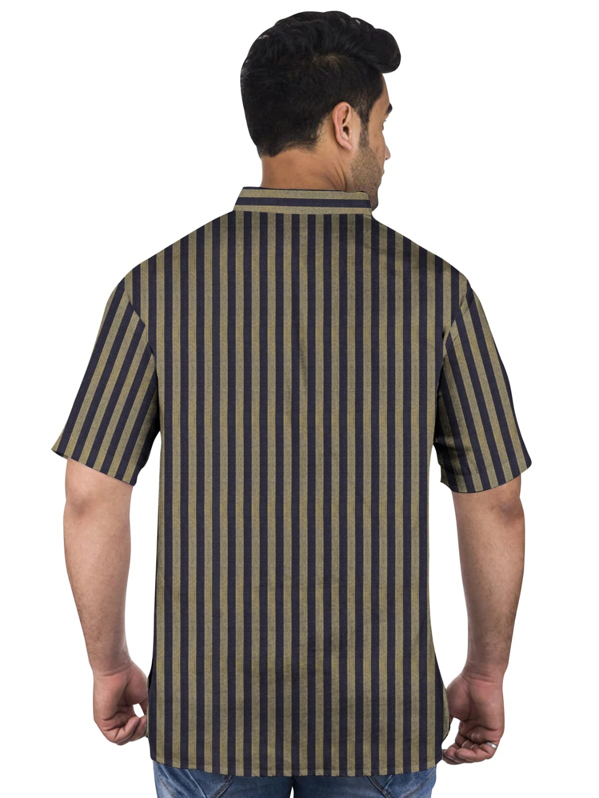 Khadi Cotton Half Kurta- HK6 - Image 2