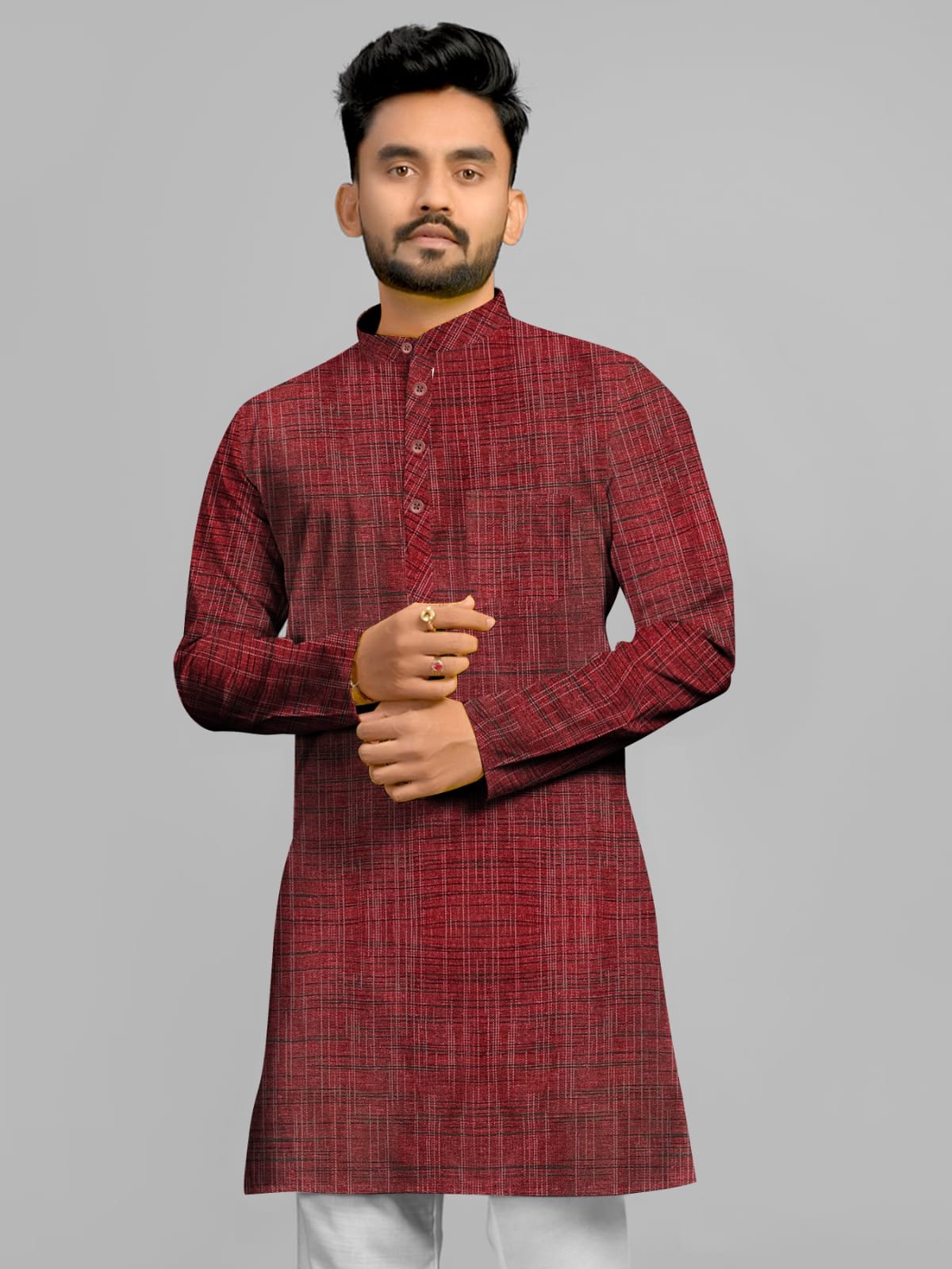 Khadi Cotton Full Kurta Kurta- FK2