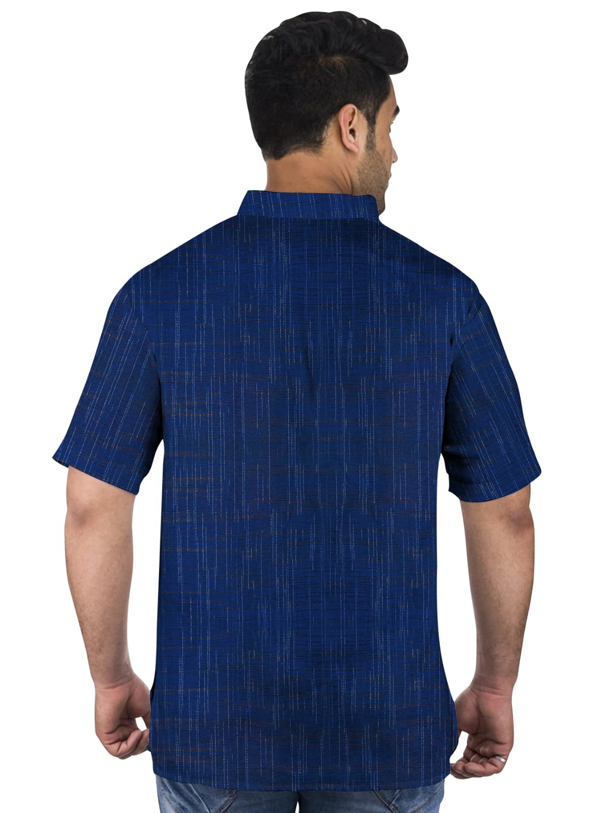 Khadi Cotton Half Kurta- HK7 - Image 2