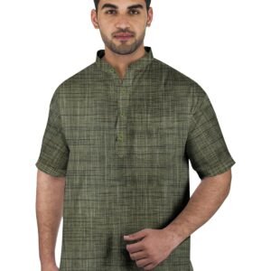 Khadi Cotton Half Kurta- HK8
