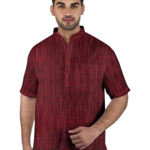 Khadi Cotton Half Kurta- HK9