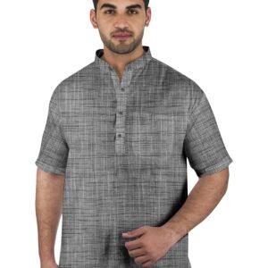 Khadi Cotton Half Kurta- HK11