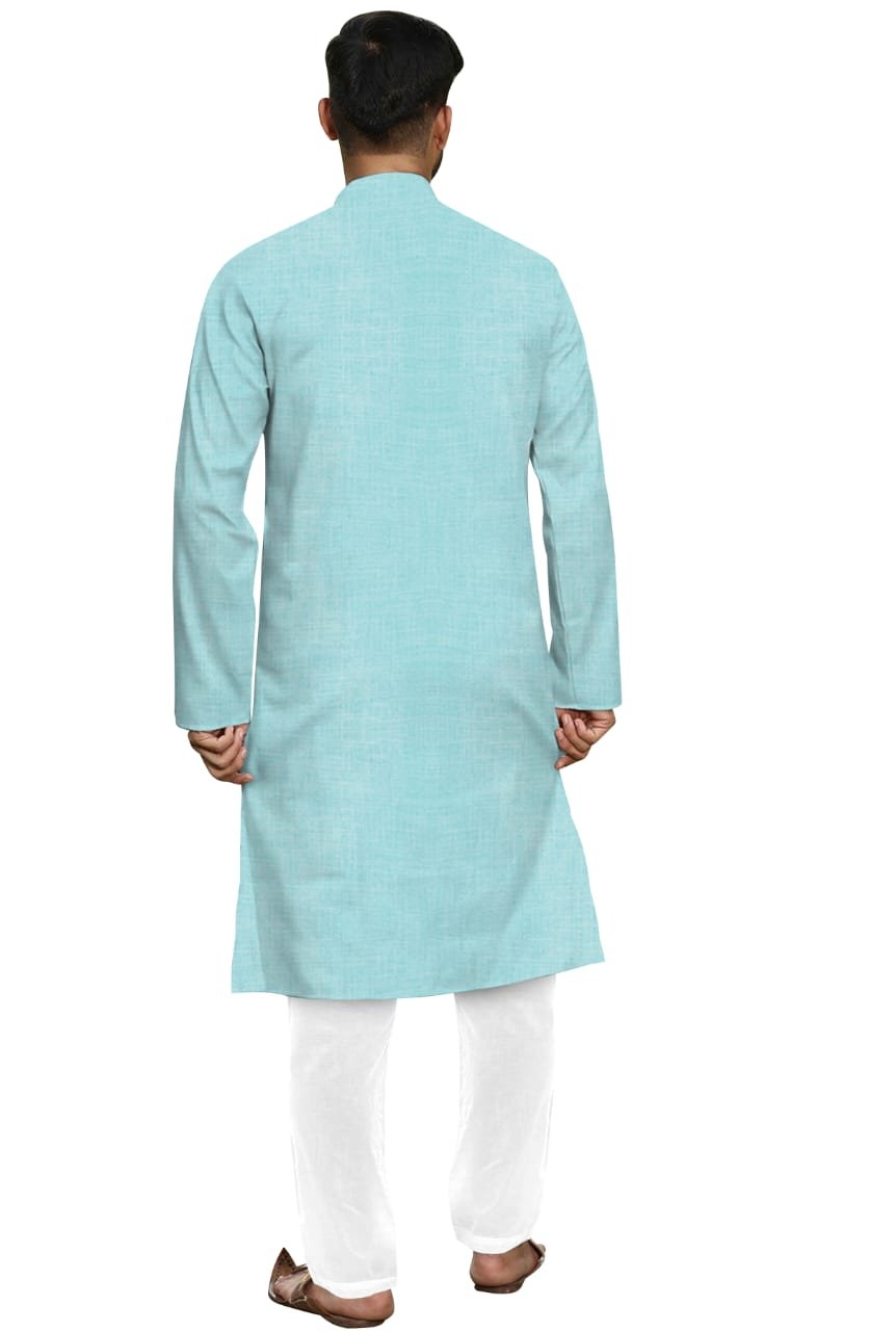 Khadi Cotton Full Kurta Kurta- FK10 - Image 2