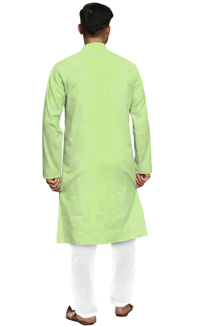 Khadi Cotton Full Kurta Kurta- FK11 - Image 2