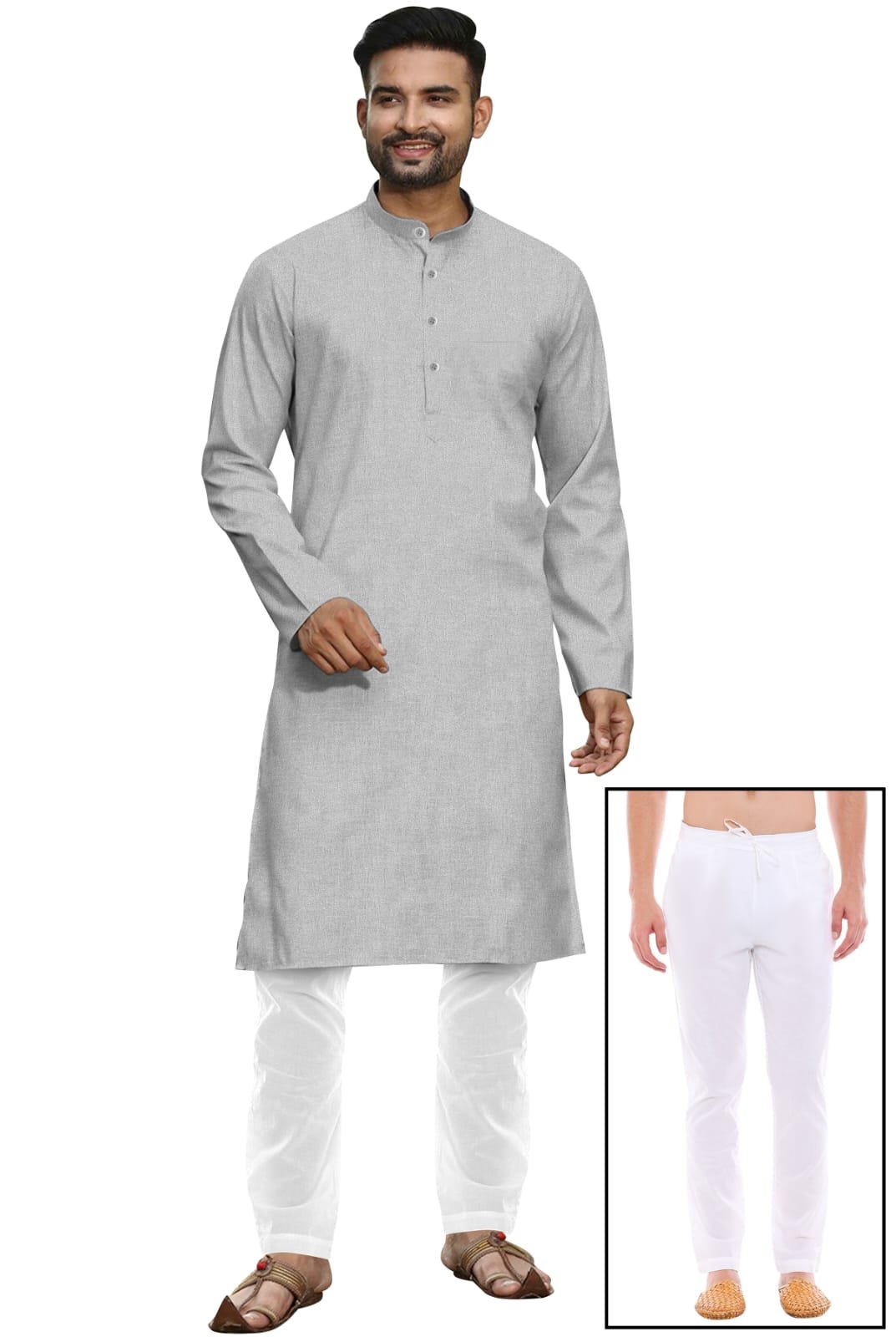 Khadi Cotton Full Kurta Kurta- FK14