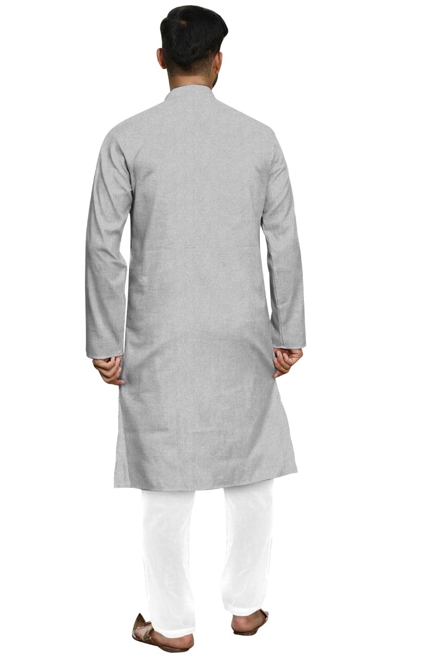 Khadi Cotton Full Kurta Kurta- FK14 - Image 2