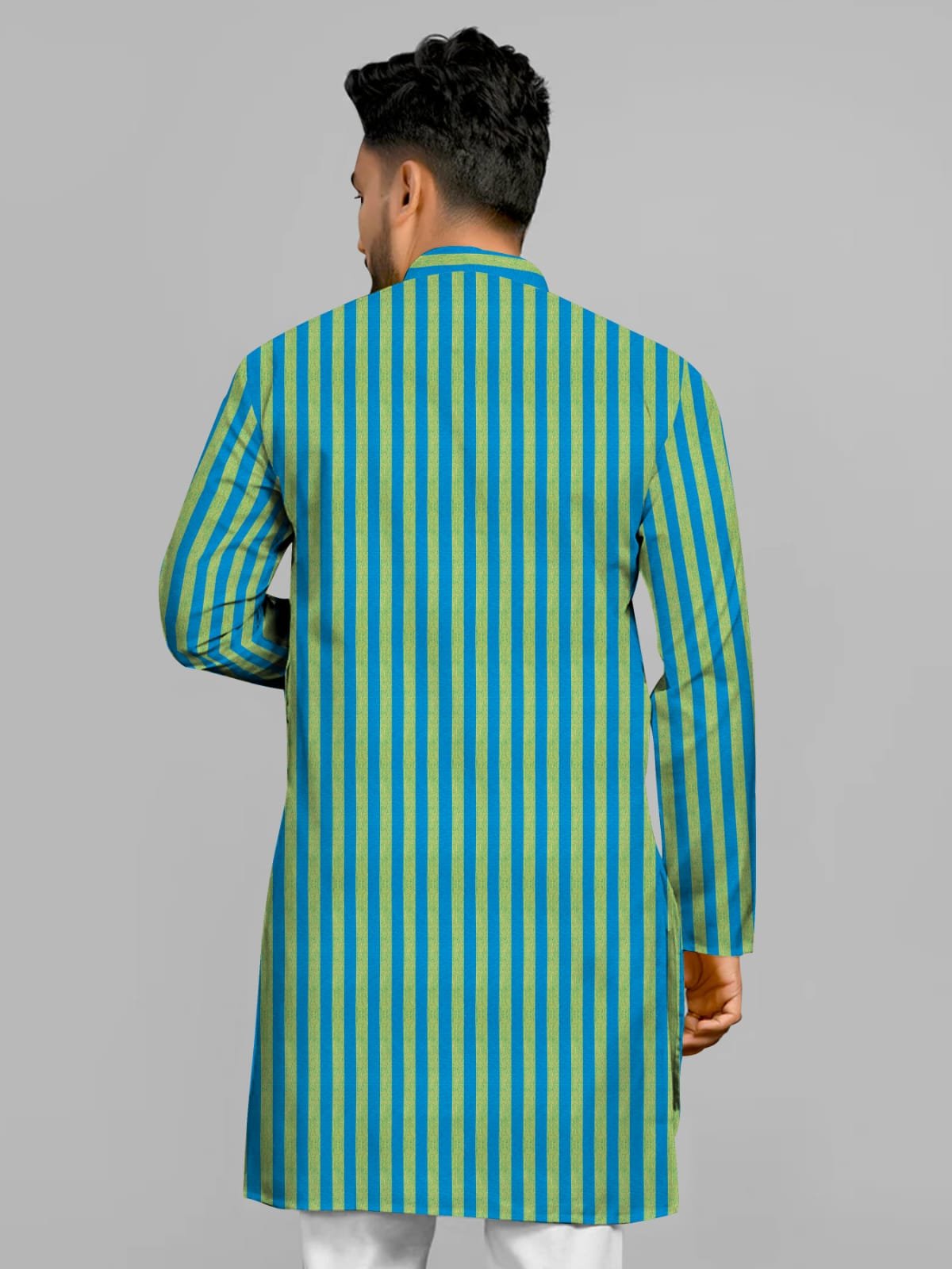 Khadi Cotton Full Kurta Kurta- FK18 - Image 2