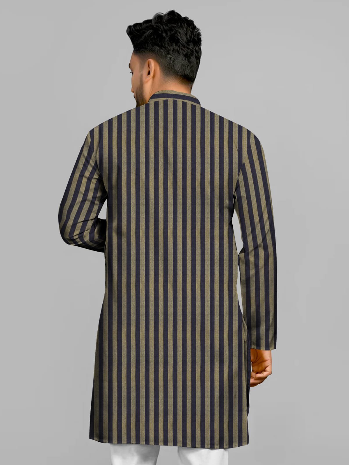 Khadi Cotton Full Kurta Kurta- FK19 - Image 2