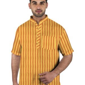 Khadi Cotton Half Kurta- HK4
