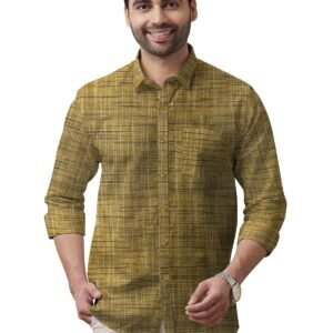 KHADI Full Sleeve Cotton Shirt- F2