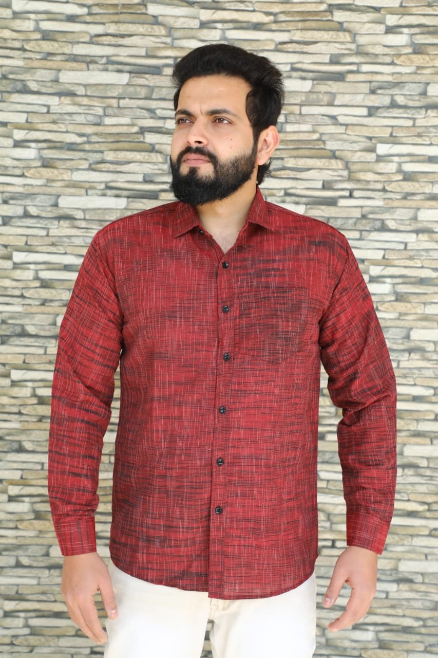KHADI Full Sleeve Cotton Shirt -F4