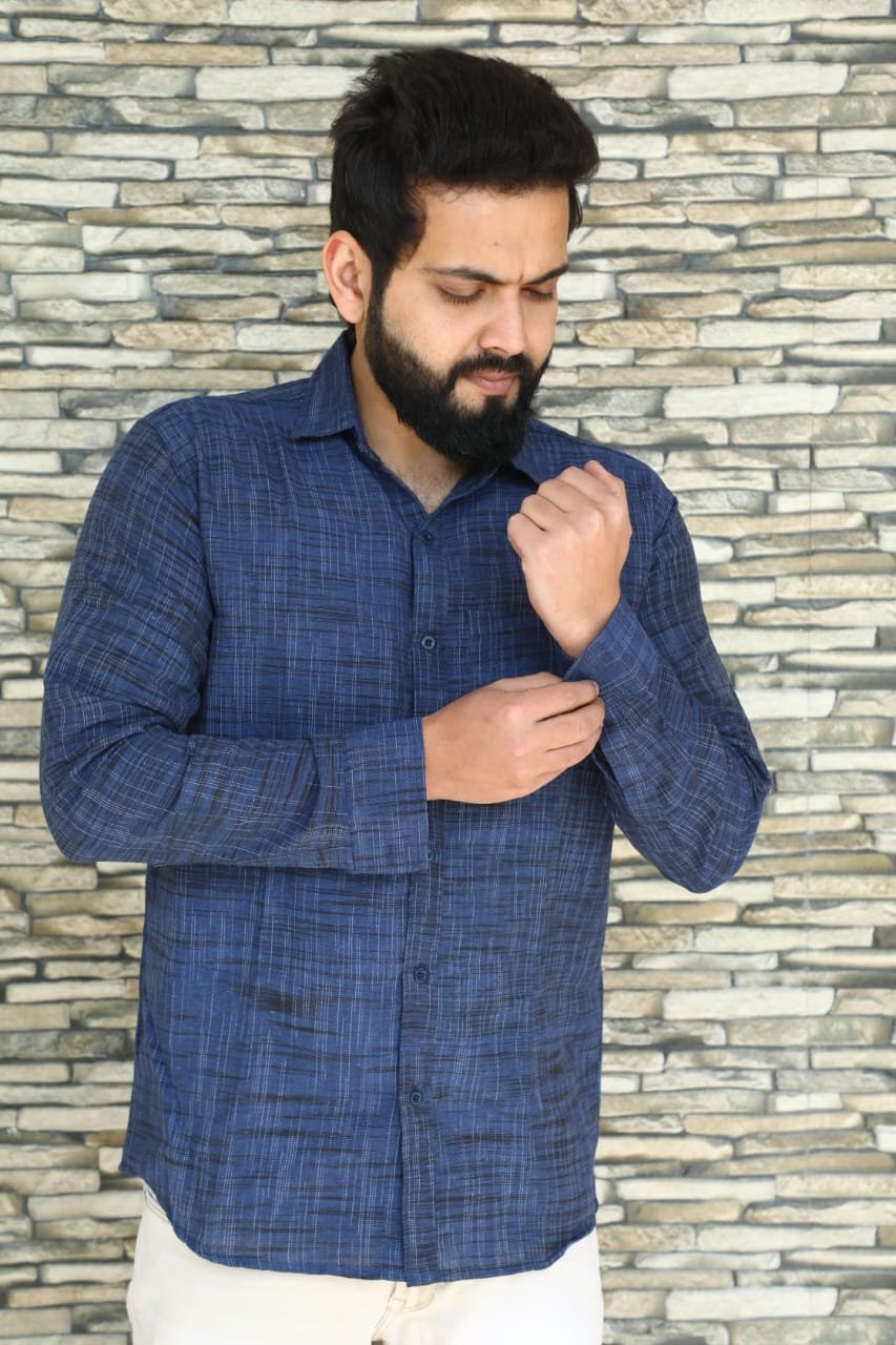 KHADI Full Sleeve Cotton Shirt -F3