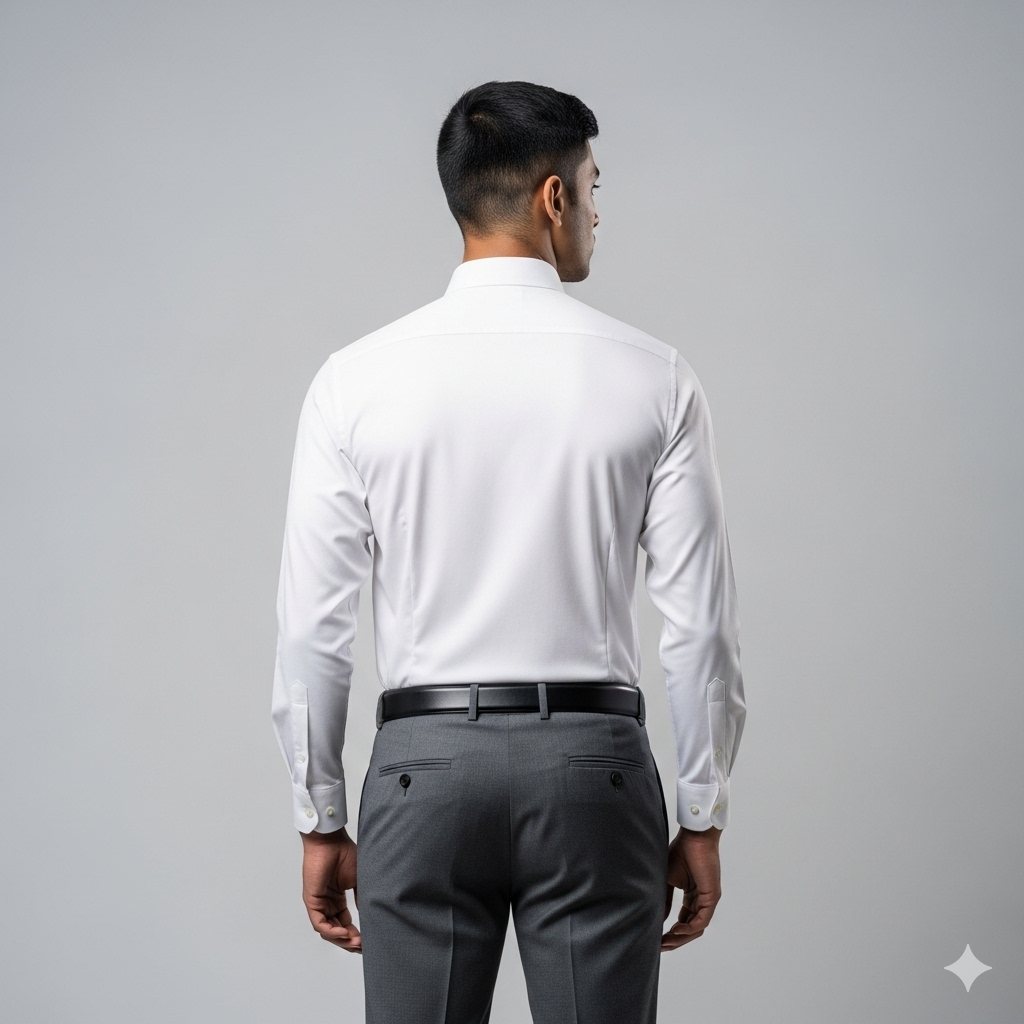 KHADI White Full Sleeve Shirt - Image 2