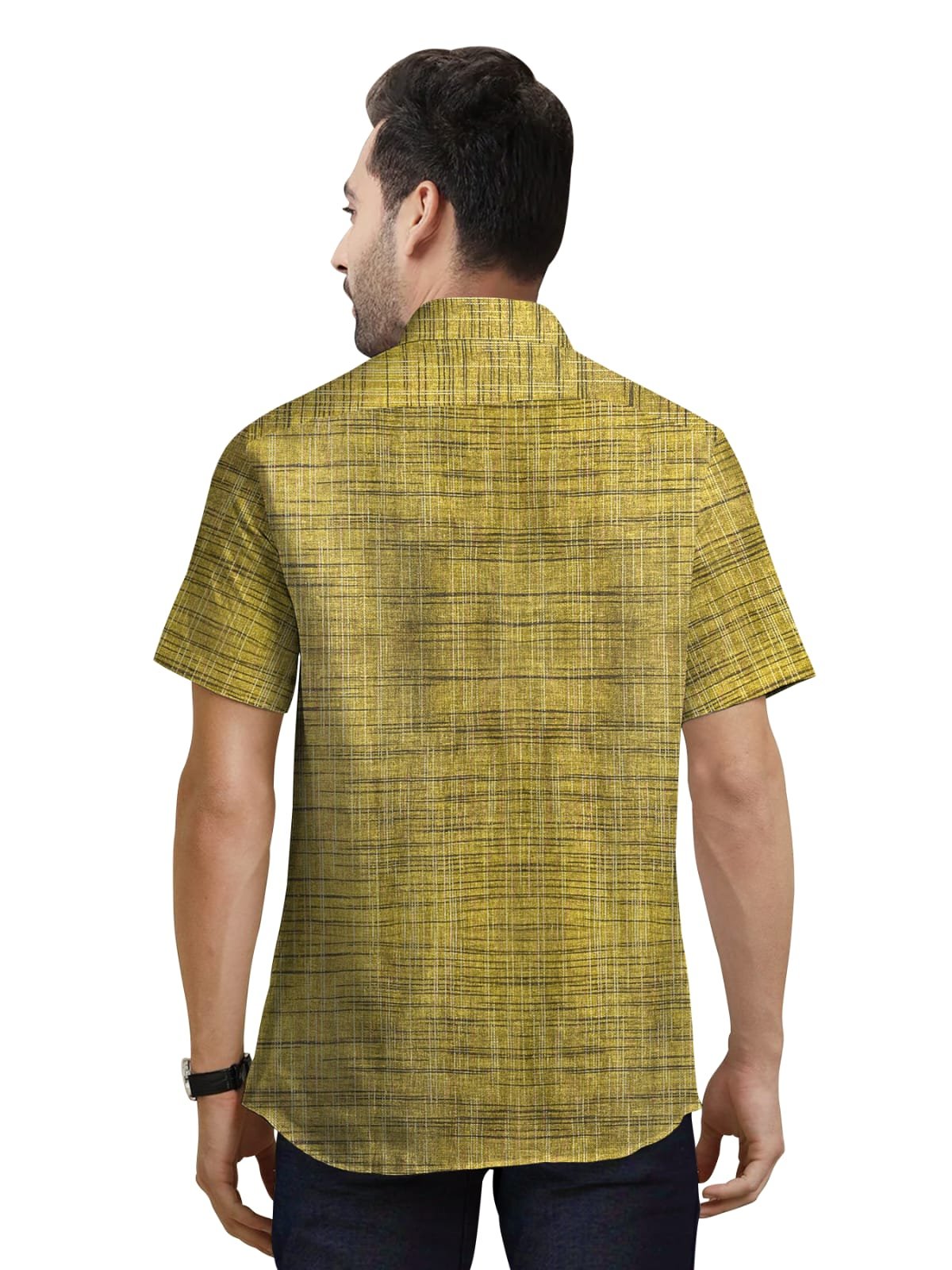 Khadi Cotton Half Sleeve Shirt- H1 - Image 2