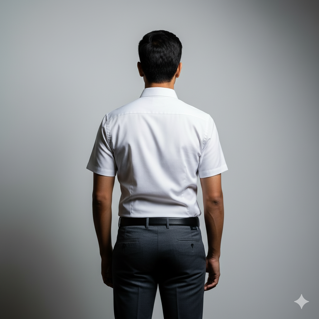 Khadi White Half Sleeve Shirt - Image 2