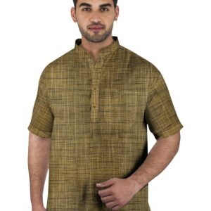 Khadi Cotton Half Kurta- HK12